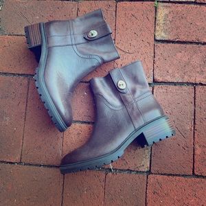 Coach Ankle Booties Style - Georgetta Dark Brown